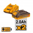 INGCO Κρουστικό Δραπανοκατσάβιδο Compact Μπαταρίας 20V Li-Ion 76Nm CIDLI20768E